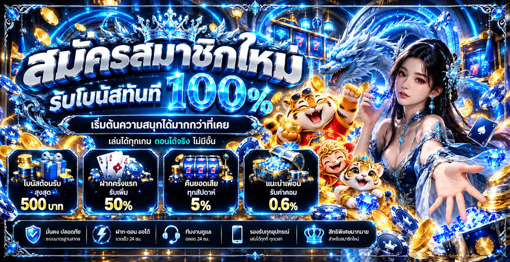 แบนเนอร์เกมสล็อต FUSIONSX พร้อมตัวละคร PG Soft